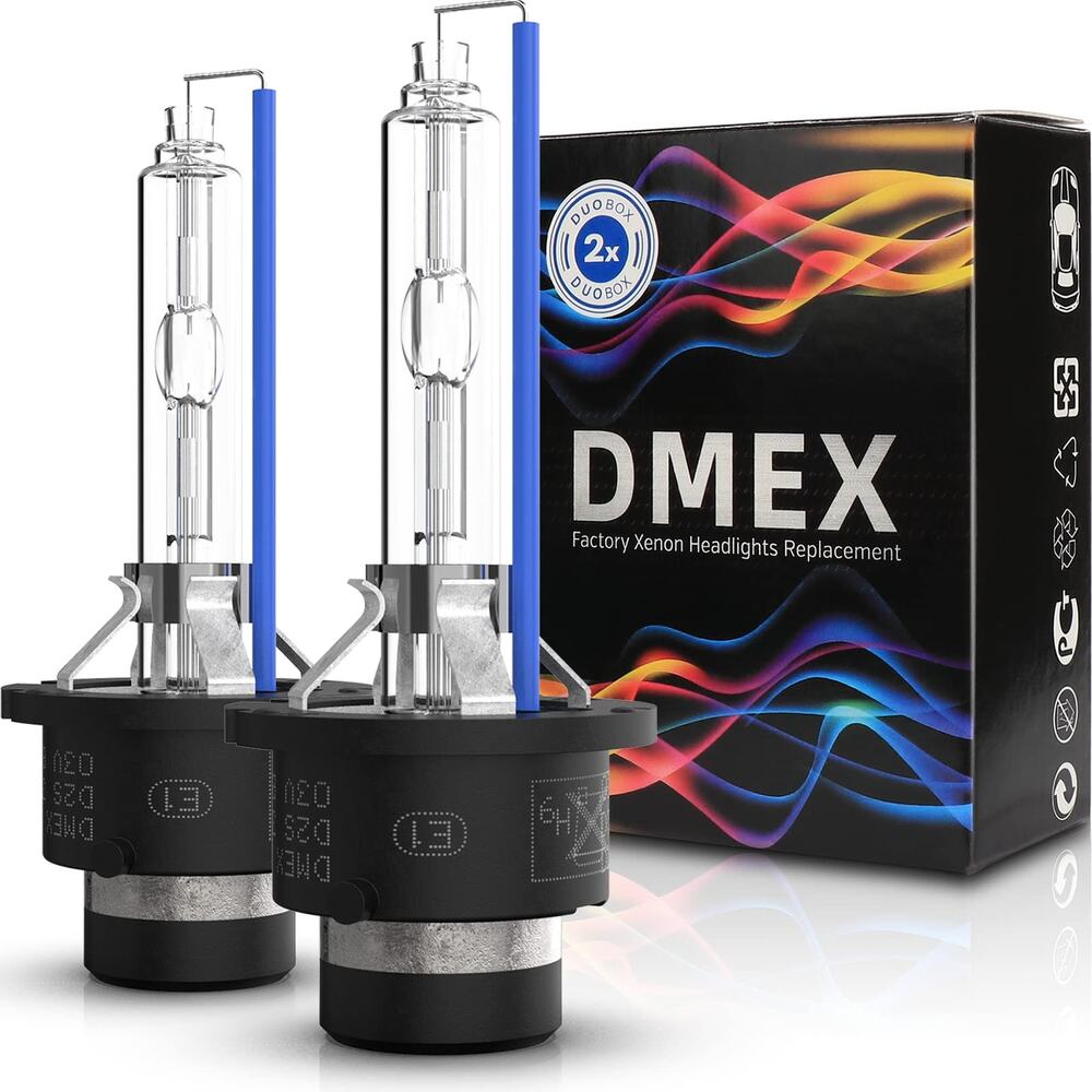DMEX D2S HID Xenon Headlight Bulbs 35W 6000K Cool White 85122 66240 2-Pack